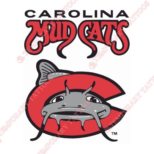 Carolina Mudcats Customize Temporary Tattoos Stickers NO.7790